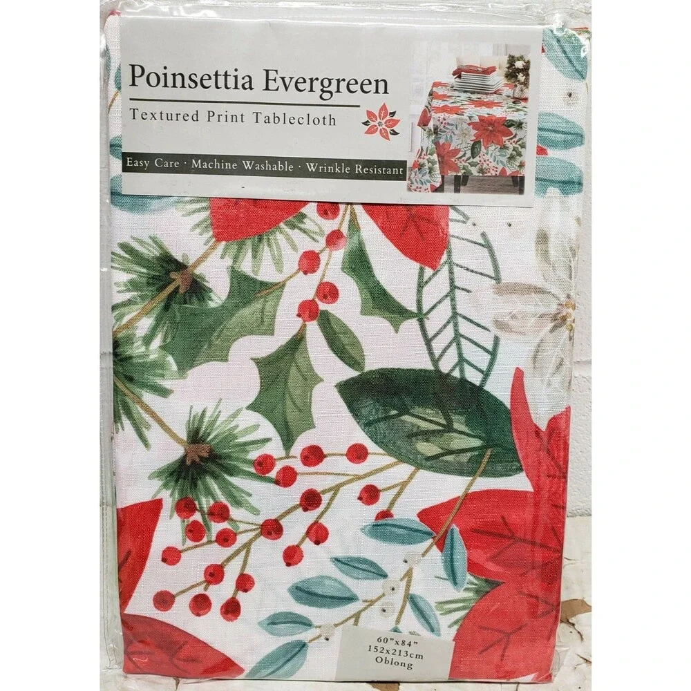 Printed Linen Tablecloth60